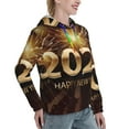 thumbnail image 6 of Haiem Happy New Year 2025 B for Women's Fashion Hoodies & Sweatshirts with Kangaroo Pocket,Hooded Sweatshirt with Eye-catching Drawstrings-Medium, 6 of 7