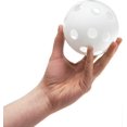 thumbnail image 3 of 2023 - 12-inch Plastic Softballs, 6-pack - Plastic Perforated Practice Balls For Sports Training, 3 of 5