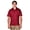 Red, variant on RWB Mens Guayabera Short Sleeve Button Down Relaxed Fit Shirt Ivory SM