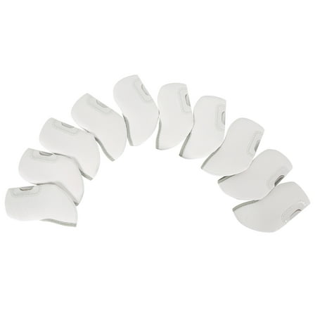 10Pcs/ Golf Iron Head Covers Neoprene Golf Club Headcovers Golf Club Head Covers with See Through Window