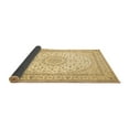 thumbnail image 2 of Ahgly Company Indoor Square Medallion Brown Traditional Area Rugs, 6' Square, 2 of 4