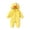 #04-Yellow, variant on Baby Halloween Outfit Romper Warm Hooded With Ears And Tail Full Zipper Jumpsuit For Infant Toddler Cosplay