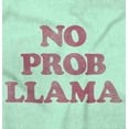 thumbnail image 2 of No Problama Llama Alpaca Cute Funny Sweatshirt for Men or Women Brisco Brands M, 2 of 6
