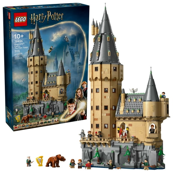 LEGO Harry Potter Hogwarts Castle: The Main Tower - Building Set for Boys and Girls, Ages 10  - 12 Collectible Minifigures including Harry Potter & Dumbledore - Gift Idea for Birthdays - 76454