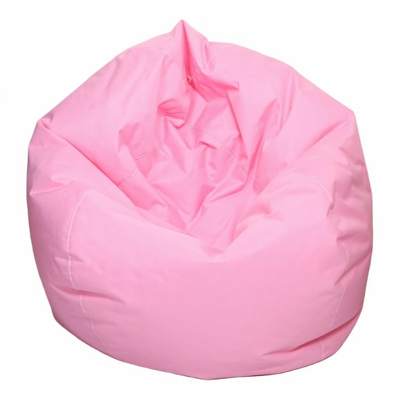 AUQ Bean Bag Cover,Broad Expanse Bean Bag Chair Cover Only,Resilient Threading Bean Bag Storage,Pink1