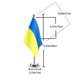 thumbnail image 4 of Bandera de Rumania de 14 x 21 cm para escritorio de oficina, pancarta, soporte para mesa de sala de juntas, juego de bandera nacional rumana, decoración para sala de reuniones, 4 of 5