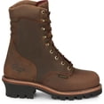 thumbnail image 2 of Chippewa Men's 9" Super DNA Steel Toe Waterproof Insulated Logger Work Boot Bay Apache - 59405, 2 of 7