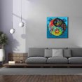 thumbnail image 4 of Epic Graffiti 'Yin Yang - Sun and Moon' by Dean Russo, Canvas Wall Art, 37"x37", 4 of 8