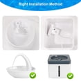 12x T-Shaped Filters Pet Water Fountain Filter Refill for Mini and Swan ...