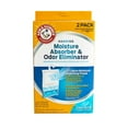 Arm & Hammer 2 Pack Hanging Moisture Absorber & Odor Eliminator with