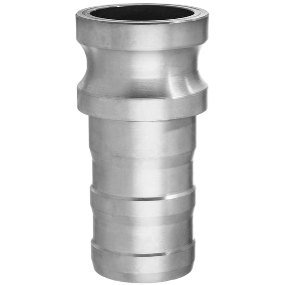 Cam and Groove Fitting - Aluminum - Type E - 1" Adapter x 1" Hose Barb