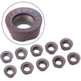 thumbnail image 4 of 10 Pcs RMT10T3M0E-JS Lames en Carbure Cimenté Lames Indexables Coupe-Biseaux Rond pour Finition Semi-Finition Outil de Tournage de Bois, 4 of 7