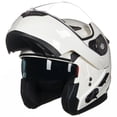 thumbnail image 2 of Casco de moto ILM 953 Bluetooth integrado modular blanco M, 2 of 6