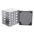 thumbnail image 4 of Estante de jaula de disco duro de acero inoxidable, bandeja de disco duro Caddy para accesorios de computadora, 4 of 5