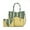 Yellow, variant on MKF Collection Iris Women's Tote Bag, Snake-Embossed Vegan Leather Handbag Purse For Travel and Work by Mia K. - Cognac