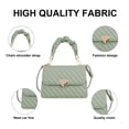 thumbnail image 3 of El bolso de moda de cuero artificial plisado bolso de hombro tipo bandolera es popular este año., 3 of 6