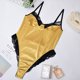 thumbnail image 3 of Gibobby Sujetador De Encaje Para Mujer Ropa Lencería para Mujer Encaje Interior Halter Chemise V Cuello Camisón Sexy Ropa de Dormir Camisón Malla(Dolado, G), 3 of 5