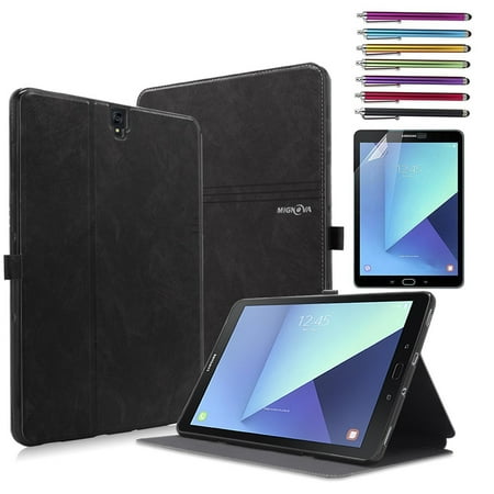 Samsung Galaxy Tab S3 9.7 Case, Mignova Slim Light Smart Cover Stand Case for Galaxy Tab S3 9.7-Inch Tablet SM-T820 T825 +Screen Protector Film and Stylus Pen