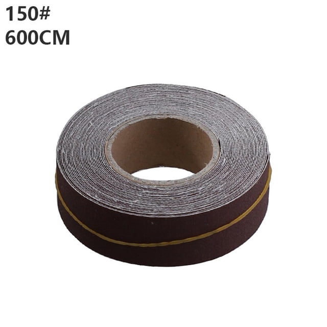 Bgsha 6 Meters Emery Cloth Roll Polishing Sandpaper Grinding Tools Tape Abrasive Paper
