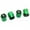 Green, variant on Hex Lincoln Car Wheels Tire Air Valve Caps Stem Dust Cover Sport Decorate Gift