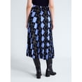 thumbnail image 3 of Free Assembly Women's and Women's Plus Sunburst Pleat Argyle Maxi Skirt, Sizes XS-4X, 3 of 6