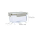 thumbnail image 2 of Jubipavy Food Storage Push-Button Airtight Container Plastic Food Storage Canister Dry Food Dispenser Jar Grain Storage Bin, 2 of 7