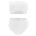 thumbnail image 2 of niñas de bikini Tankini sin tirantes Bandeau de de cinturo de METRO, 2 of 9