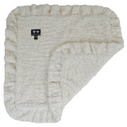 Angle View: Bessie and Barnie Serenity Ivory Luxury Ultra Plush Faux Fur Pet/ Dog Reversible Blanket (Multiple Sizes)