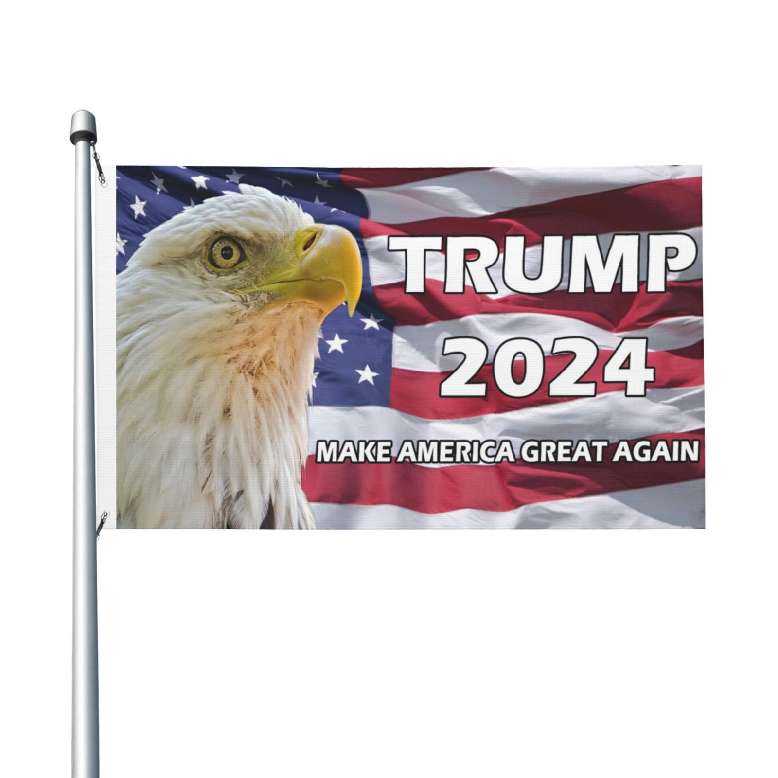 Eagle Flag Trump 2024 Flag Make America Great Again 3x5 Ft MAGA