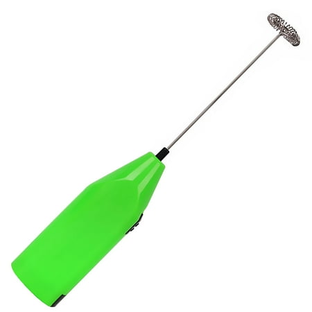 

10pcs Electric Milk Frother Handheld Egg Whisk Mixer Foam Maker Drinks Coffee Stirrer Foamer Green