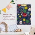 thumbnail image 5 of FMSHPON Space Planet Shooting Star Clipboard Hardboard Wood Nursing Clip Board and Pull for Standard A4 Letter 13x9 inches, 5 of 5