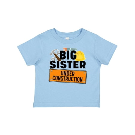 

Inktastic Big Sister Under Construction Gift Baby Girl T-Shirt