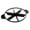6-Black, variant on Practical 6/8 Divisions Cake Cutter Slicer with Handle Plastic Pizza Cutting Press Round Shape Rust-proof Pie Cutter Household