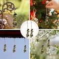 thumbnail image 4 of Deyuer Wind Chime Sturdy Easy to Hang Create Atmosphere Gift Exquisite Protect Door Handle Metal Hanging Windchime Witch Bell Home Decor,Bronze, 4 of 7