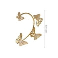thumbnail image 2 of DPTALR Boucles d'Oreilles Papillon en Diamant pour Femmes Sans Perçage 1 Paire, 2 of 8