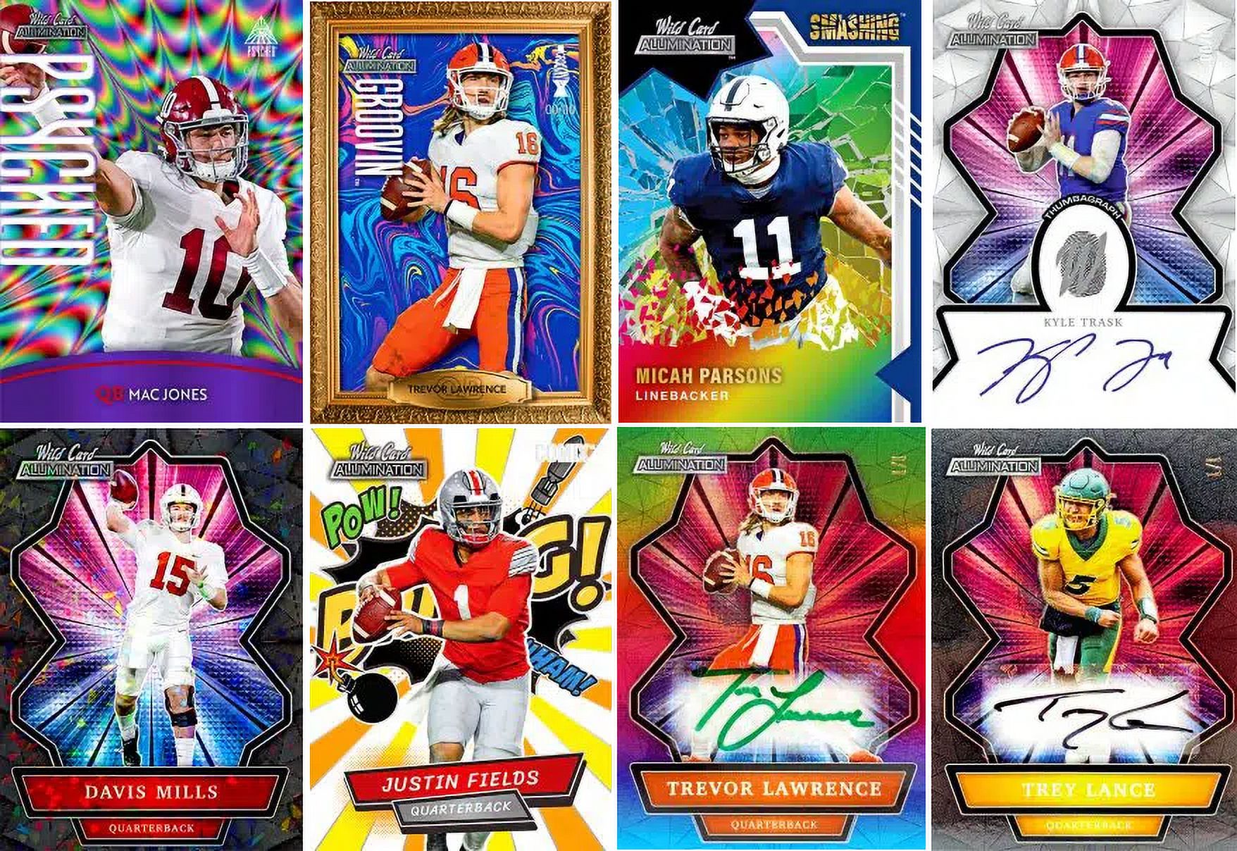 21 Wild Card Aluminations Draft Picks Football Blaster Box