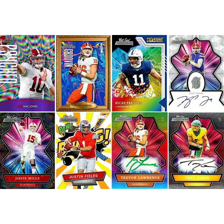レンアンドオムナス カードセット Wild Card 21 Aluminations Draft Picks Football Blaster Box Trading