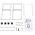 thumbnail image 5 of Fichiouy 2/3-Tier Metal Rolling File Cart File Organizer Cabinet with Wheels for Home Office, 5 of 7