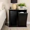 thumbnail image 3 of Household Essentials Tilt-out Cabinet Laundry Sorter with Shutter Front, Black, 3 of 11