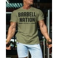 thumbnail image 6 of Gymish Barbell Nation Workout T-Shirt for Men – Funny Gym Shirt, Men’s Athletic Tee, Lifting T-Shirt, Fitness Apparel, Workout Clothes for Men, 6 of 6