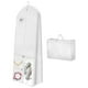 thumbnail image 2 of Bolsa para vestido de novia de 180 cm con compartimentos para vestidos de 40 cm, 4 bolsillos, solapa blanca, para mujer, bolsa de viaje, resistente, organizada, ideal para bodas y hoteles., 2 of 9
