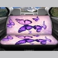 thumbnail image 4 of Pzuqiu Purple Cute Butterfly Car Seat Cover Full Set, Washable Automotive Vehicle Auto Interior Decor, Easy to Install Auto Interior Protector Universal Fit for Most Cars And Trucks — 4 Pack, 4 of 7