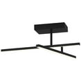 thumbnail image 1 of Access Lighting 63077LEDD-MBL-ACR 5 in. Duo Matte Black LED Semi-Flush Ceiling Light, Acrylic Lens, 1 of 1