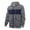 35#Dark Gray, variant on JXMVOJ Men's Long Sleeve Quilted Lined Flannel Shirt Jacket with Hood