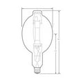thumbnail image 2 of Metal Halide Bulb BT-56 Mogul E39, 80000 Lumens, 65 CRI, 1000W, 2 of 3