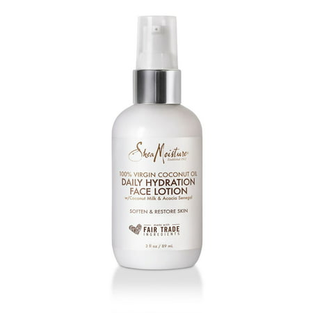 SheaMoisture 100% Virgin Coconut Oil Daily Hydration Facial Lotion, 3 (Face Hydration Best Way)
