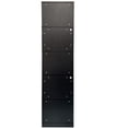 thumbnail image 4 of LiviNest Corner Bookshelf for Small Spaces: 5-Tier L-Shaped Display Shelf with LED Lights - Transform Wasted Corners into 0.5 sq ft Storage Hub for Home Office & Living Room, 4 of 5