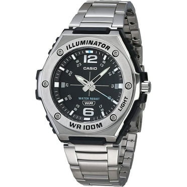 Casio Men's Diver-Style Stainless Steel Watch MTPVD01SG-9BV - Walmart.com