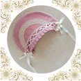 thumbnail image 4 of Lace Bonnet Hat Colonial Pioneer Headwear Tea Party Costume Sun Cap for Women Costume Accessories-pink, 4 of 5