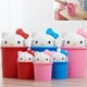 thumbnail image 2 of Hello Kitty Clamshell cubo de basura cubo de basura Binsanrio Kawaii cubo de basura dormitorio sala de estar cesta de papel higiénico, 2 of 4